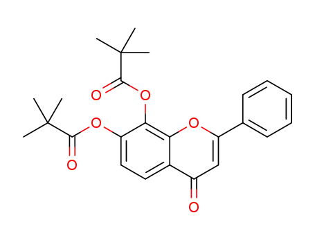 4-oxo-2-phenyl-4H-chromene-7,8-diyl bis(2,2-dimethylpropanoate)