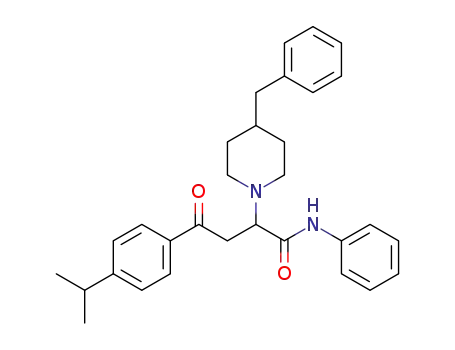 2-(4-benzylpiperidinyl)-4-(4-isopropylphenyl)-4-oxo-N-phenylbutanamide