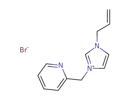 1-allyl-3-((2-pyridyl)methyl)imidazolium bromide