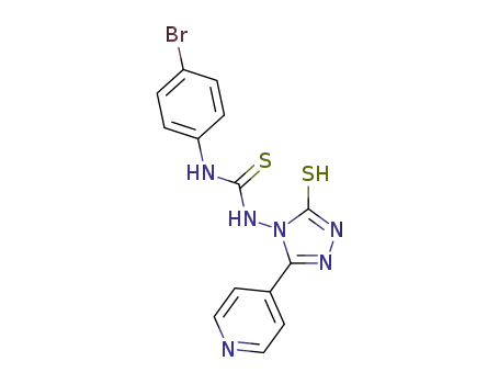 1-(4-bromophenyl)-3-(3-mercapto-5-(pyridin-4-yl)-4H-1,2,4-triazol-4-yl)thiourea