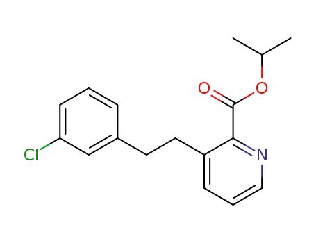 isopropyl 3-(2-(3-chlorophenyl)ethanyl)pyridine-2-carboxylate