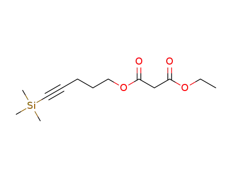 ethyl 5-(trimethylsilyl)pent-4-yn-1-yl propanedioate