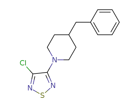 3-(4-benzylpiperidin-1-yl)-4-chloro-1,2,5-thiadiazole