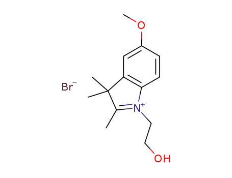 1-(2-hydroxyethyl)-5-methoxy-2,3,3-trimethyl-3H-indolium bromide