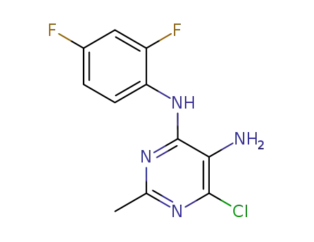 6-chloro-N4-(2,4-difluorophenyl)-2-methylpyrimidine-4,5-diamine