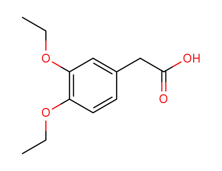 Molecular Structure of 38464-04-9 (3,4-Diethoxyphenylacetic acid)