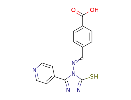 4-(4-carboxylbenzylideneamino)-3-mercapto-5-pyridin-4-yl-4H-1,2,4-triazole