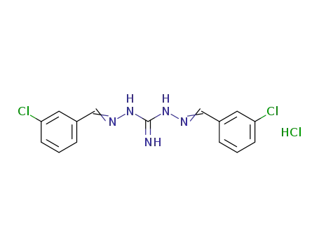 2,2′-bis[(3-chlorophenyl)methylene]carbonimidic dihydrazide monohydrochloride