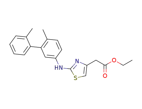 ethyl 2-[2-({2',6-dimethyl-[1,1'-biphenyl]-3-yl}amino)-1,3-thiazol-4-yl]acetate