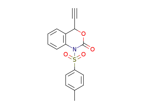1-p-toluenesulfonyl-4-ethynyl-1,4-dihydro-2H-benzo[d][1,3]-azahexan-2-one