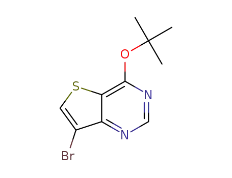 7-bromo-4-(tert-butoxy)thieno[3,2-d]pyrimidine