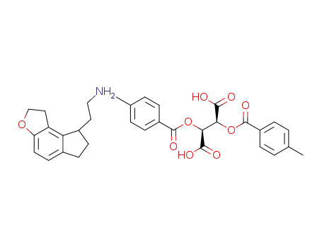 2-(1,6,7,8-tetrahydro-2H-indeno[5,4-b]furan-8-yl)ethylaminedi-p-toluoyl-L-(-)-tartrate