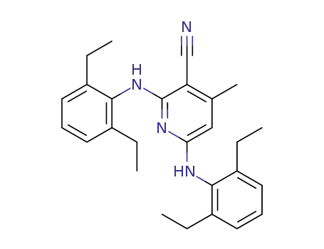 2,6-bis((2,6-diethylphenyl)amino)-4-methylnicotinonitrile