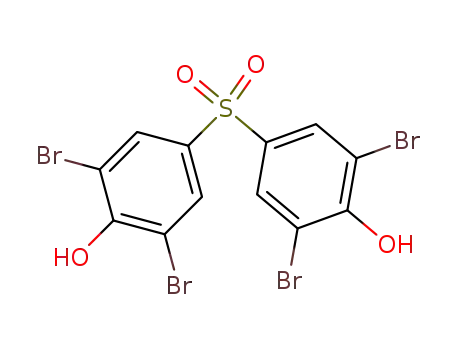 Molecular Structure of 39635-79-5 (4,4'-Sulphonylbis(2,6-dibromophenol))