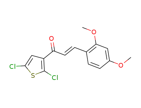 (E)-1-(2,5-dichlorothiophen-3-yl)-3-(2,4-dimethoxyphenyl)prop-2-en-1-one