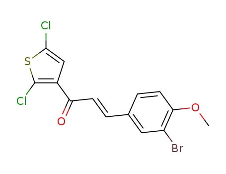 (E)-3-(3-bromo-4-methoxyphenyl)-1-(2,5-dichlorothiophen-3-yl)prop-2-en-1-one