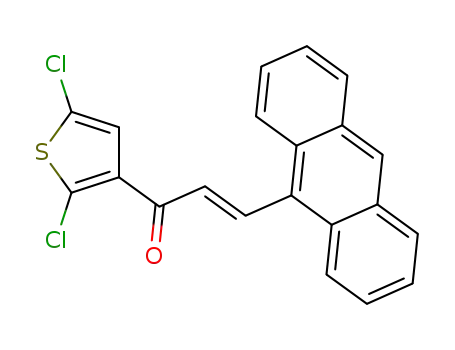 (E)-3-(anthracen-9-yl)-1-(2,5-dichlorothiophen-3-yl)prop-2-en-1-one