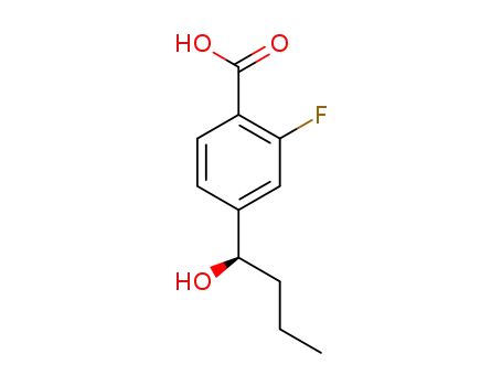 (R)-2-fluoro-4-(1-hydroxybutyl)benzoic acid