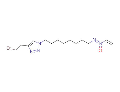 (Z)-2-{8-[4-(2-bromoethyl)-1H-1,2,3-triazol-1-yl]octyl}-1-vinyldiazene 1-oxide