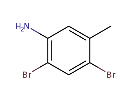Molecular Structure of 67643-51-0 (3-Methyl-4,6-dibromoaniline)