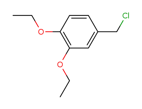 Molecular Structure of 27472-20-4 (4-CHLOROMETHYL-1,2-DIETHOXY-BENZENE)