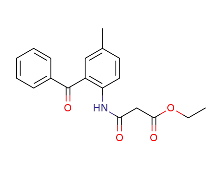 ethyl 2-[(2-benzoyl-4-methylphenyl)carbamoyl]acetate