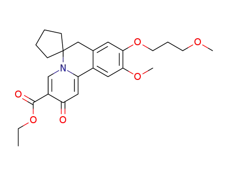 ethyl 10'-methoxy-9'-(3-methoxypropoxy)-2'-oxo-2',7'-dihydrospiro[cyclopentane-1,6'-pyrido[2,1-a]isoquinoline]-3'-carboxylate