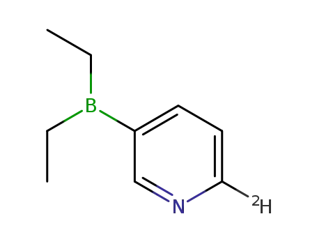 3-(diethylboryl)-6-d-pyridine