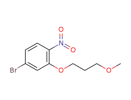 4-bromo-2-(3-methoxypropoxy)-1-nitrobenzene