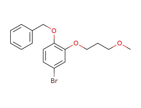 1-(benzyloxy)-4-bromo-2-(3-methoxypropoxy)benzene