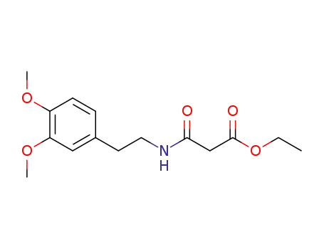 Propanoic  acid,3-[[2-(3,4-dimethoxyphenyl)ethyl]amino]-3-oxo-,ethyl  ester