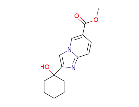 methyl 2-(1-hydroxycyclohexyl)imidazo[1,2-a]pyridine-6-carboxylate