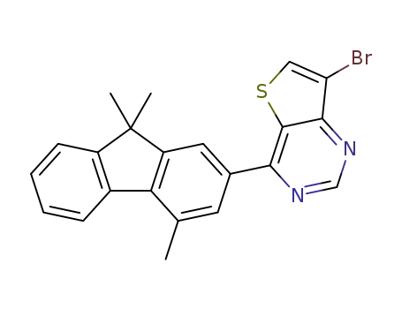 7-bromo-4-(4,9,9-trimethyl-9H-fluoren-2-yl)thieno[3,2-d]pyrimidine