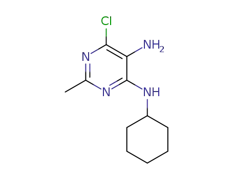 6-chloro-N4-cyclohexyl-2-methylpyrimidine-4,5-diamine