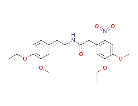 (5-ethoxy-4-methoxy-2-nitro-phenyl)-acetic acid-(4-ethoxy-3-methoxy-phenethylamide)