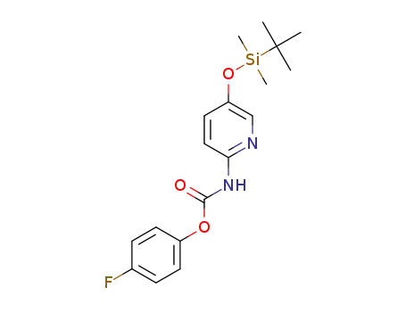 4-fluorophenyl N-[5-[(tert-butyldimethylsilyl)oxy]pyridin-2-yl]carbamate
