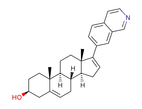 (3S,8R,9S,10R,13S,14S)-17-(isoquinoline-7-yl)-10,13-dimethyl-2,3.4,7,8,9,10,11,12,13,14,15-dodecahydro-1H-cyclopenta[a]phenanthren-3-ol