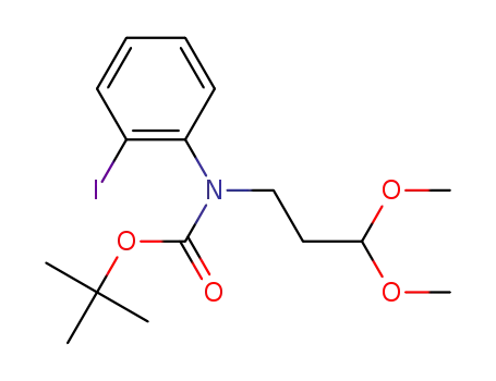 tert-butyl (3,3-dimethoxypropyl)(2-iodophenyl)carbamate