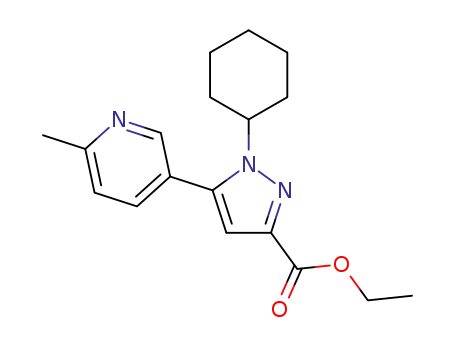 ethyl 1-cyclohexyl-5-(6-methylpyridin-3-yl)-1H-pyrazole-3-carboxylate