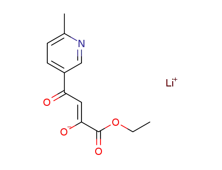 lithium (Z)-1-ethoxy-4-(6-methylpyridin-3-yl)-1,4-dioxobut-2-en-2-olate