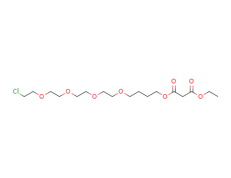 4-{{2'-{2''-[2'''-(2''''-chloroethoxy)ethoxy]ethoxy}ethoxy}}butyl ethyl malonate