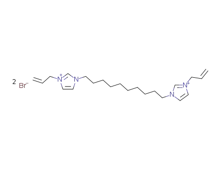3,3'-(1,10-decadiyl)bis-1,1'-allylimidazolium bromide
