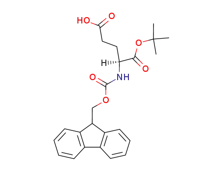 Molecular Structure of 84793-07-7 (Fmoc-L-Glutamic acid 1-tert-butyl ester)
