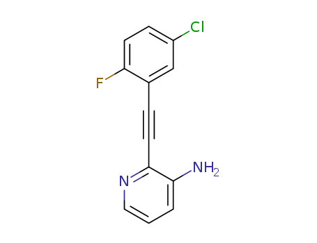 2-((5-chloro-2-fluorophenyl)ethynyl)pyridin-3-amine