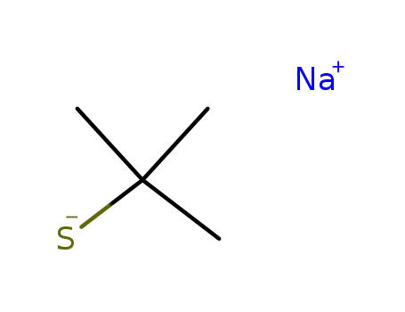 Molecular Structure of 29364-29-2 (SODIUM 2-METHYL-2-PROPANETHIOLATE)