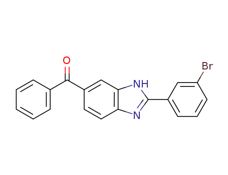 (2-(3-bromophenyl)-1H-benzo[d]imidazol-6-yl)(phenyl)methanone
