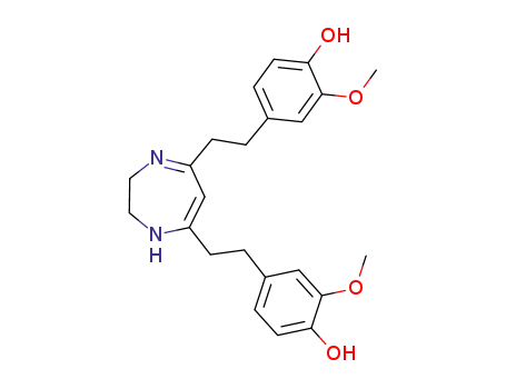 4,4’-((3,6-dihydro-2H-1,4-diazepine 5,7-diyl)bis(ethane-2,1-diyl))bis-(2-methoxyphenol)