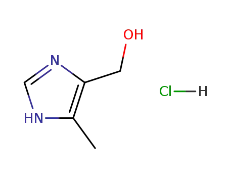 Molecular Structure of 38585-62-5 (4-Methyl-5-imidazolemethanol hydrochloride)
