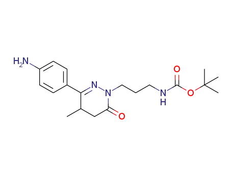 tert-butyl {3-[3-(4-aminophenyl)-4-methyl-6-oxo-5,6-dihydropyridazin-1(4H)-yl]propyl}carbamate