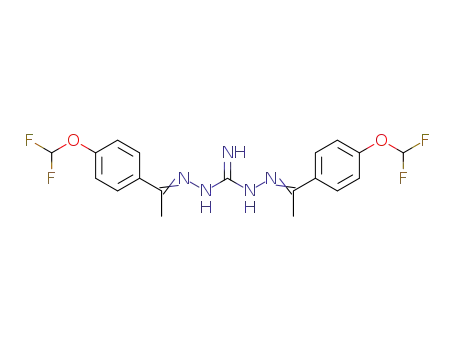 2,2'-bis[(4-difluoromethoxyphenyl)ethylidene]-carbonimidic dihydrazide hydrochloride